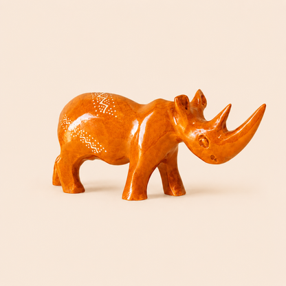 Handpainted Small Rhino