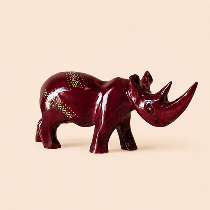 Handpainted Small Rhino