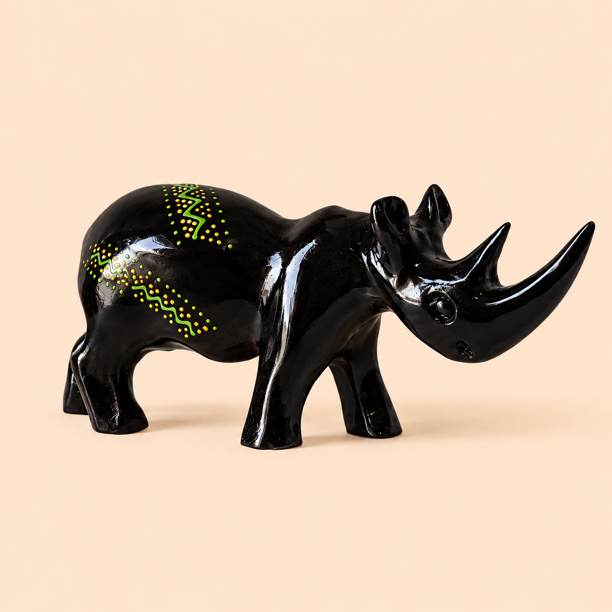 Handpainted Small Rhino