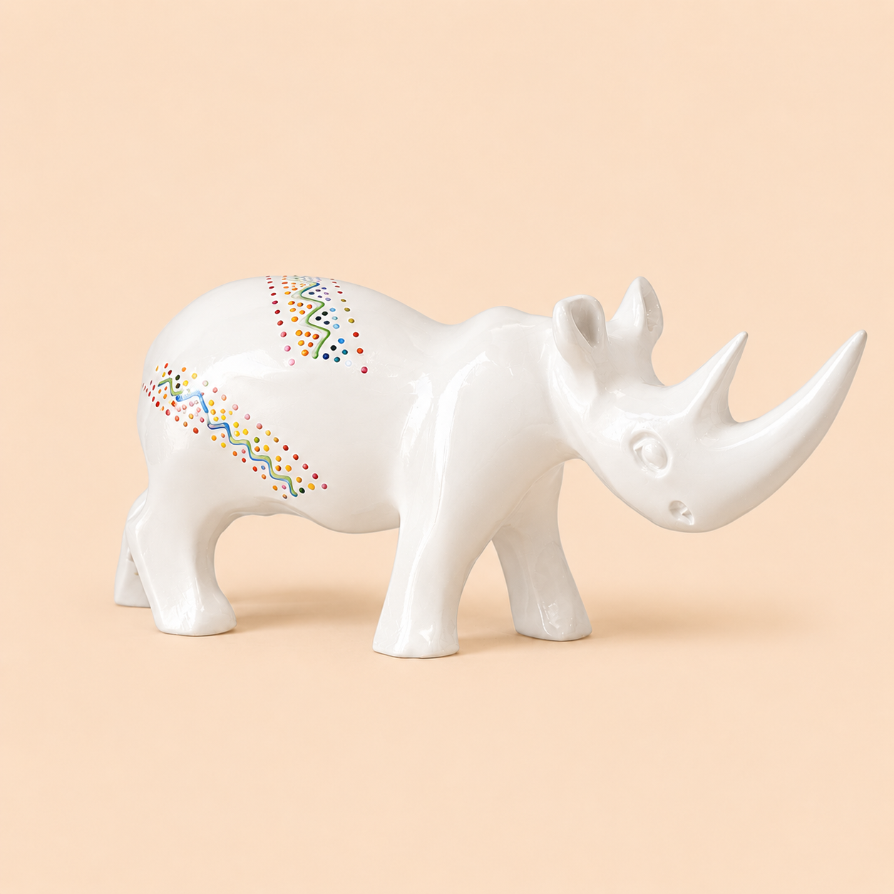 Handpainted Small Rhino
