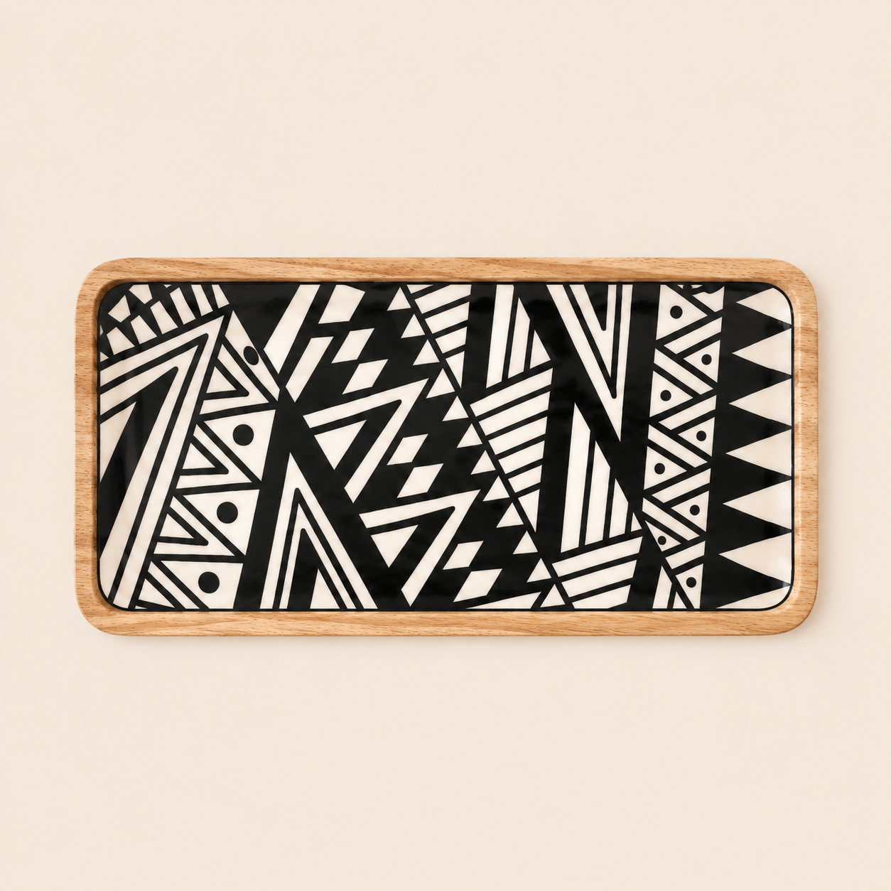 Mono Black and White Platter