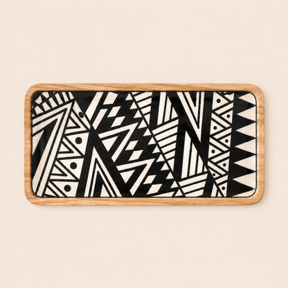 Mono Black and White Platter