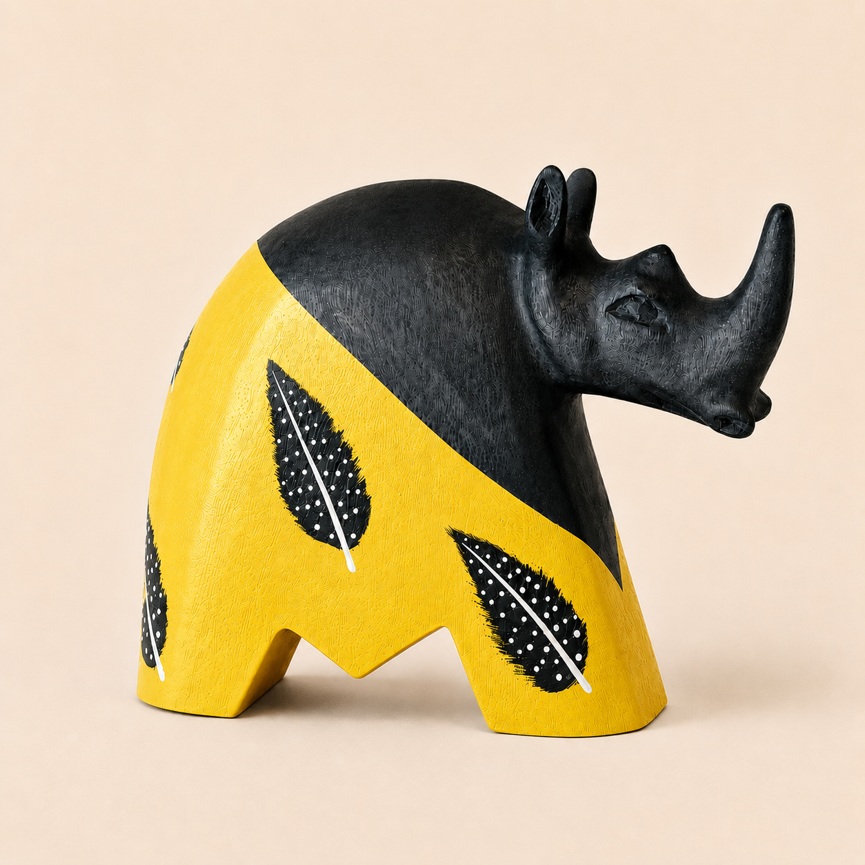 Contemporary Feather Rhino