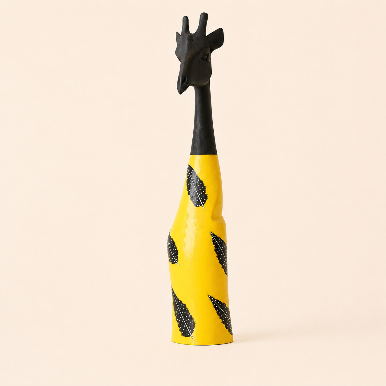 Feather Painted Giraffe