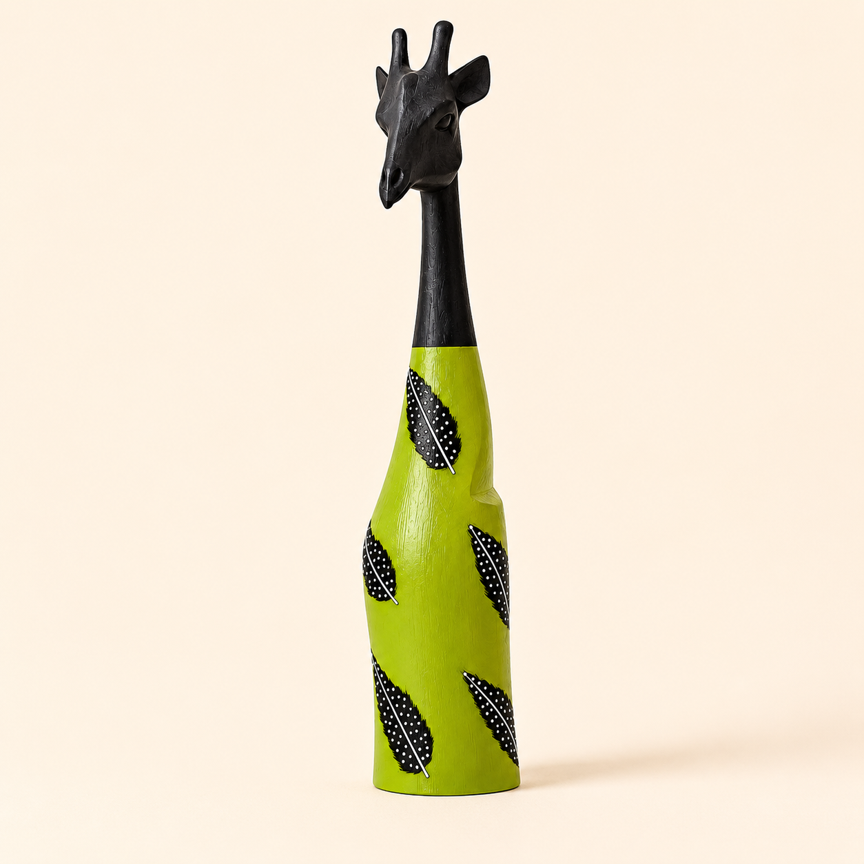 Feather Painted Giraffe