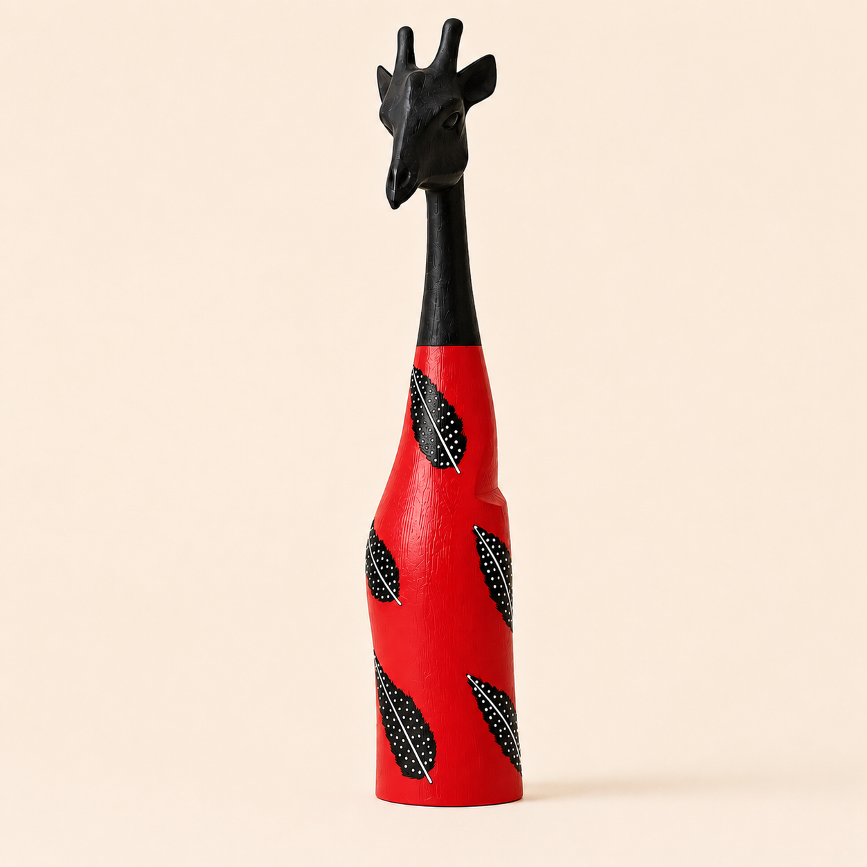 Feather Painted Giraffe