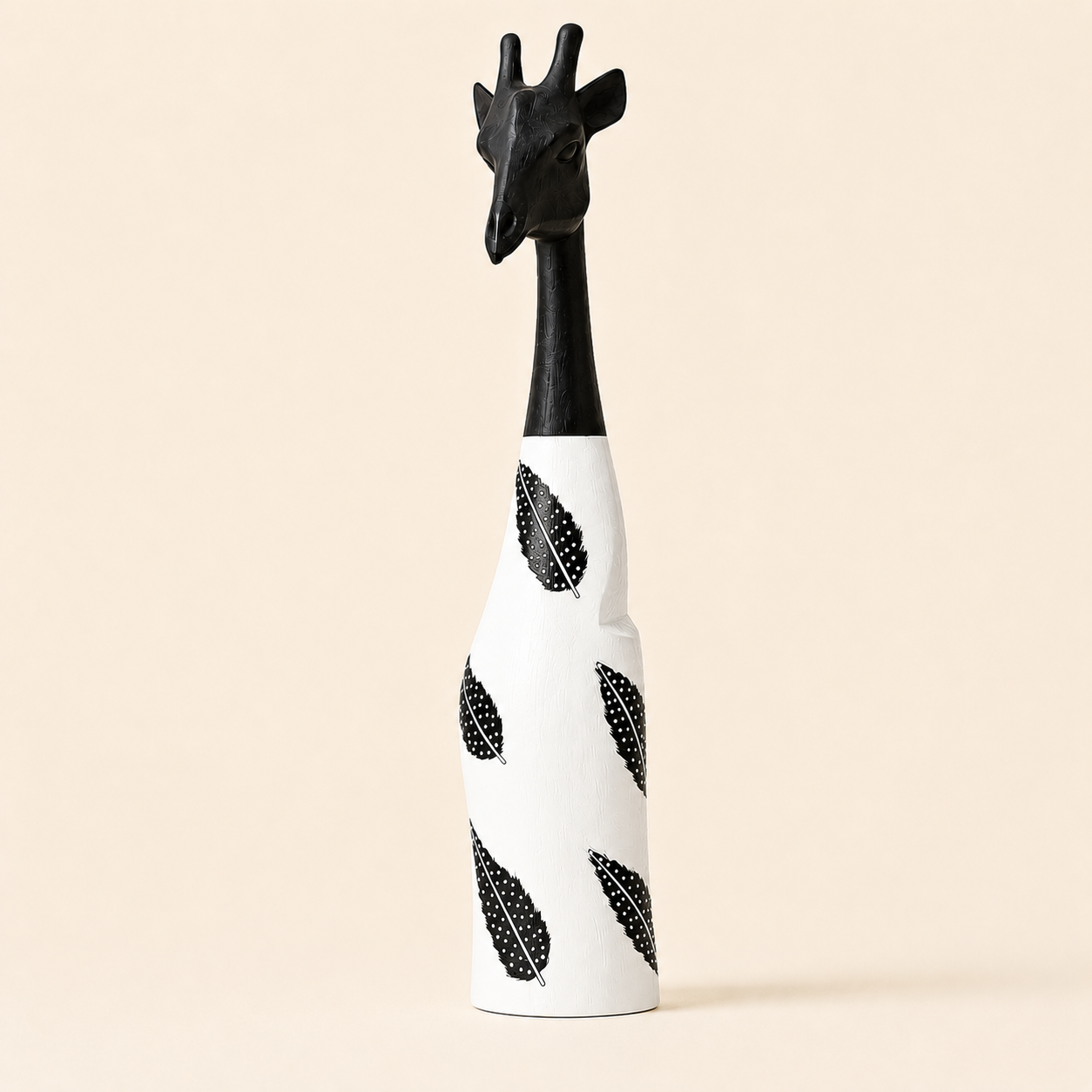 Feather Painted Giraffe