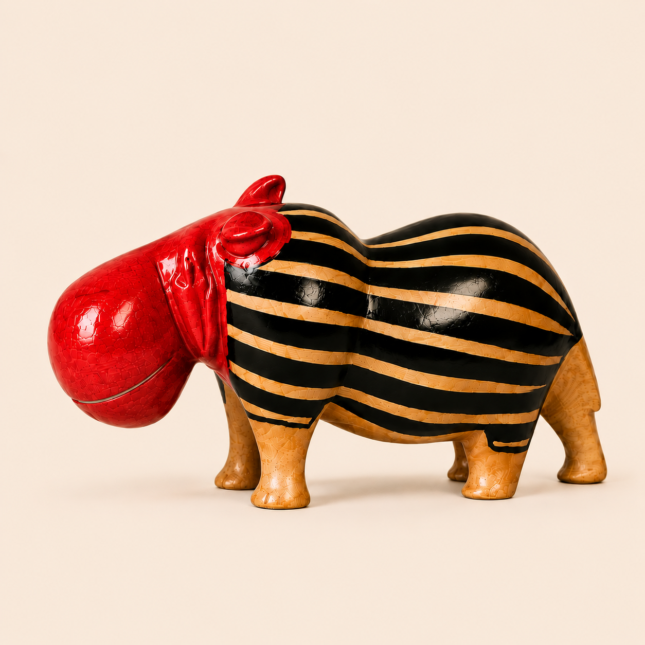 Striped Small Hippo