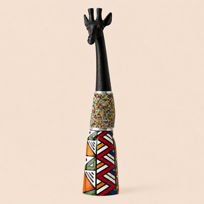Ndebele Beaded Giraffe