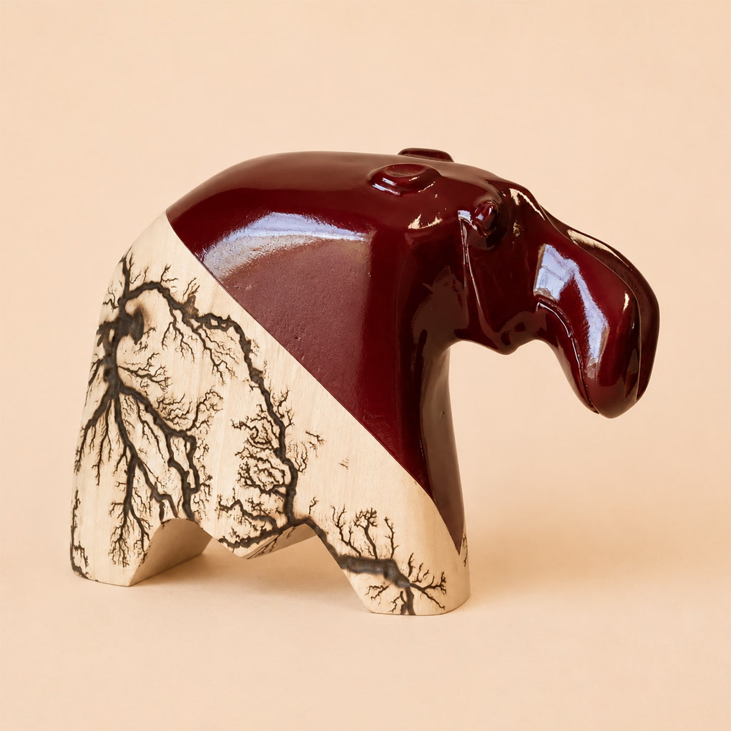 Contemporary Lightening Hippo
