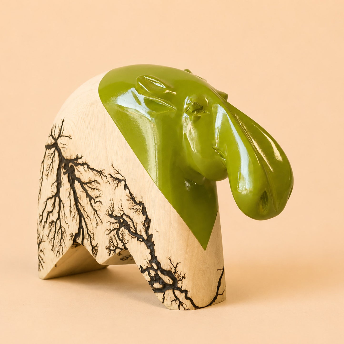Contemporary Lightening Hippo