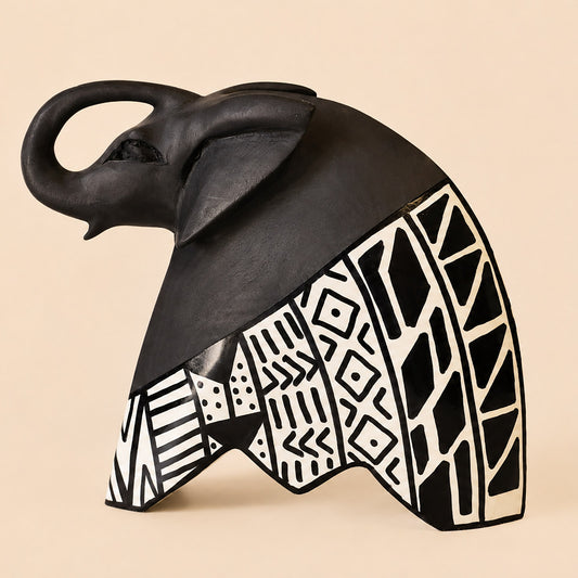 Mono Elephant - Black and White