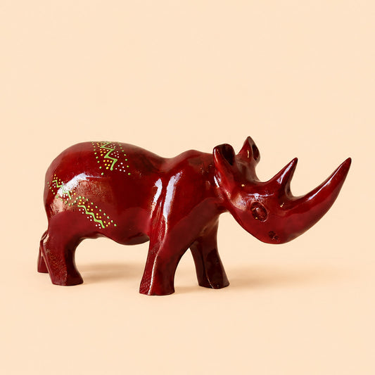 Handpainted Small Rhino